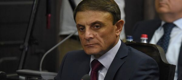 Начальник Полиции Армении Валерий Осипян на заседании правительства Армении (11 мая 2018). Еревaн Начальник Полиции Армении Валерий Осипян на заседании правительства Армении (11 мая 2018). Еревaн - Sputnik Արմենիա