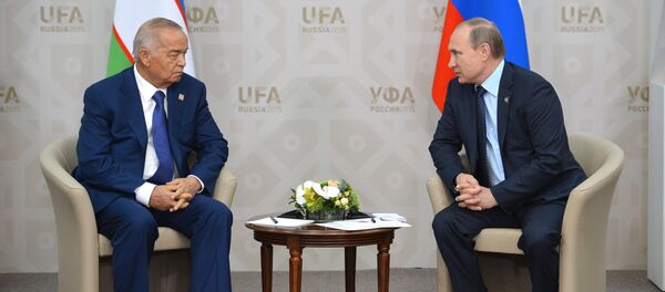 Беседа Президента Российской Федерации Владимира Путина с Президентом Узбекистана Исламом Каримовым Беседа Президента Российской Федерации Владимира Путина с Президентом Узбекистана Исламом Каримовым - Sputnik Армения