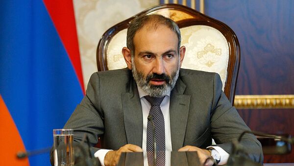 Премьер-министр Армении Никол Пашинян на совещании нового правительства (13 мая 2018). Еревaн - Sputnik Армения