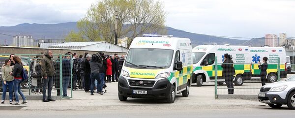 Новые автомобили скорой помощи в столице Грузии Новые автомобили скорой помощи в столице Грузии - Sputnik Армения