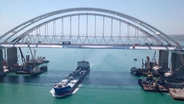 Как строили Крымский мост. Ускоренная видеоверсия - Sputnik Армения