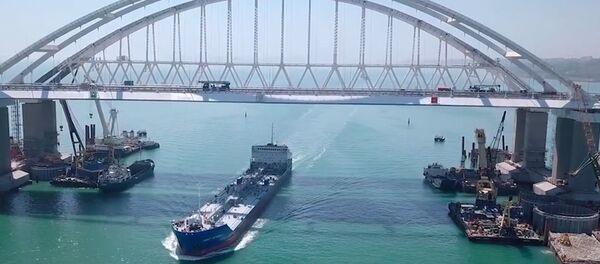 Как строили Крымский мост. Ускоренная видеоверсия - Sputnik Армения