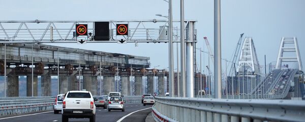 Начало автомобильного движения по Крымскому мосту - Sputnik Արմենիա