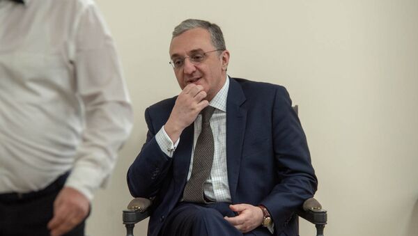 Министр иностранных дел Армении Зограб Мнацаканян - Sputnik Արմենիա