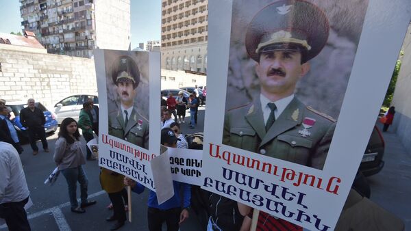 Акция протеста у Кассационного суда (18 мая 2018). Еревaн - Sputnik Армения