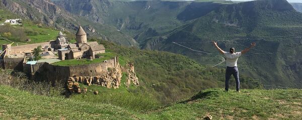 Съемочная группа международного фестиваля дудука в Армении - Sputnik Армения