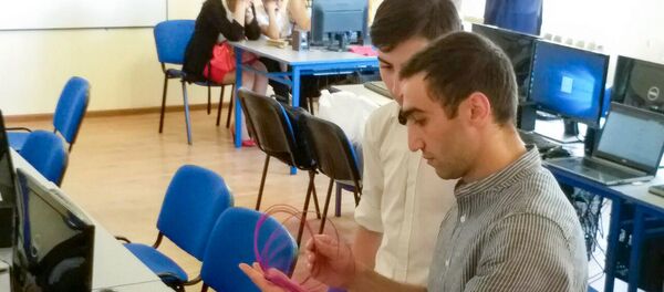 Открытие школьной инженерной лаборатории Армат в Ереване - Sputnik Արմենիա