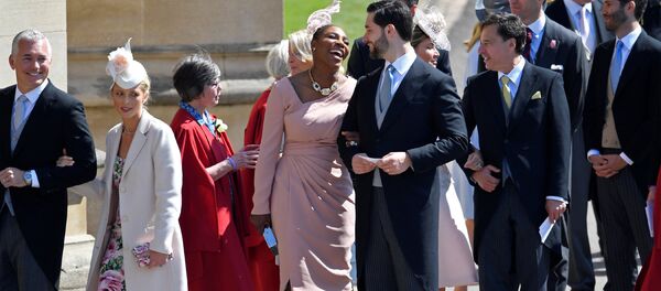 Супруги Алексис Оганян и Серена Уильямс на свадьбе Принца Гарри и Меган Маркл (19 мая 2018). Виндзор, Великобритания Супруги Алексис Оганян и Серена Уильямс на свадьбе Принца Гарри и Меган Маркл (19 мая 2018). Виндзор, Великобритания - Sputnik Արմենիա