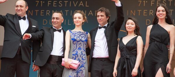 На красной дорожке 71-го Каннского кинофестиваля перед премьерой фильма Айка (18 мая 2018). Канны, Франция - Sputnik Армения