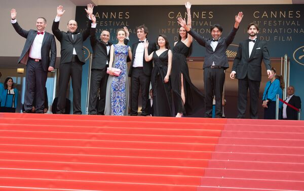 На красной дорожке 71-го Каннского кинофестиваля перед премьерой фильма Айка (18 мая 2018). Канны, Франция - Sputnik Армения