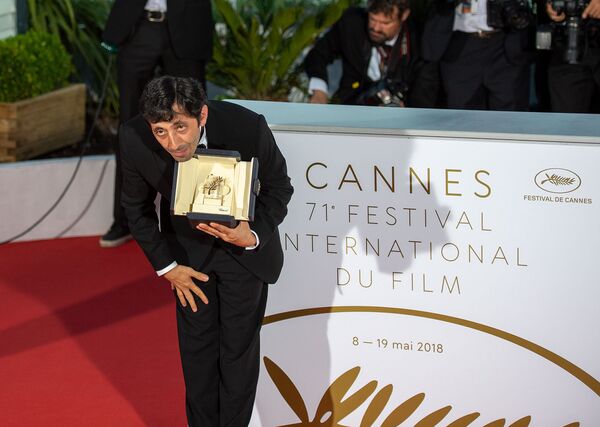 Актер Марчелло Фонте на фотоколле победителей 71-го Каннского кинофестиваля (19 мая 2018). Канны, Франция - Sputnik Армения