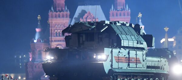 Ночная репетиция парада Победы на Красной площади - Sputnik Армения