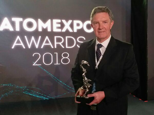 Председатель совета директоров Корпорации по ядерной энергетике Южной Африки, доктор Кельвин Кемм на форуме Атомэкспо-2018, Сочи - Sputnik Армения