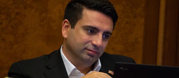 Ален Симонян на заседании НС (23 мая 2018). Еревaн - Sputnik Армения