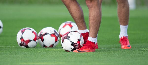 Тренировка сборной Армении по футболу (23 мая 2018). Еревaн - Sputnik Армения