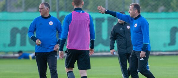 Тренировка сборной Армении по футболу (23 мая 2018). Еревaн Тренировка сборной Армении по футболу (23 мая 2018). Еревaн - Sputnik Армения