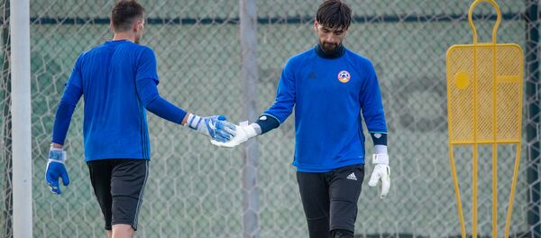 Тренировка сборной Армении по футболу (23 мая 2018). Еревaн - Sputnik Армения