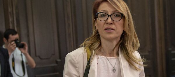 Министр труда и социальных вопросов Мане Тандилян на заседании правительства Армении (24 мая 2018). Еревaн - Sputnik Армения