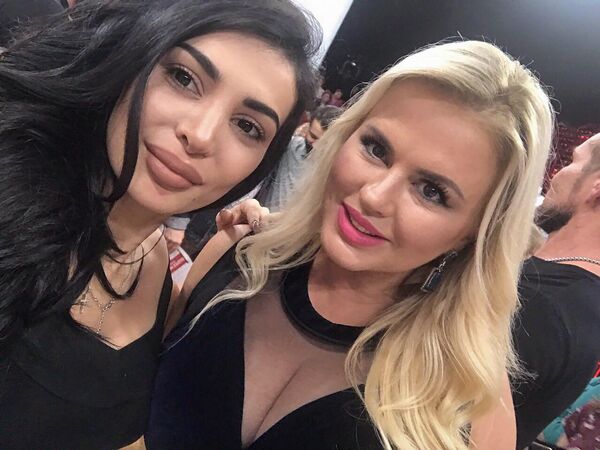 Диетолог Лилит Бабасян и Анна Семенович на съемках ток-шоу Андрей Малахов. Прямой эфир - Sputnik Армения