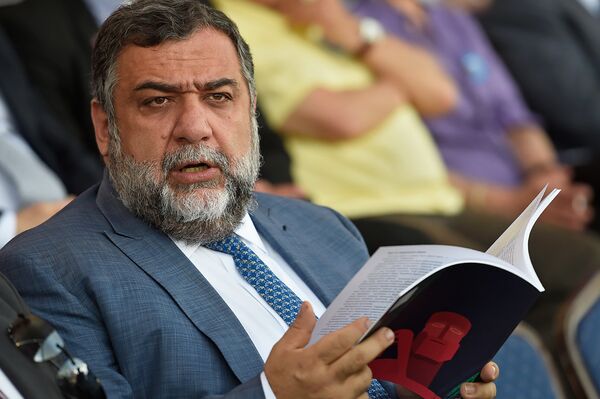 Рубен Варданян на праздовании 100-летия провозглашения Первой Республики и Победы в Сардарапатском сражении (28 мая 2018). Сардарапат - Sputnik Армения