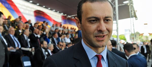 Секретарь СБ Армен Григорян на праздовании 100-летия провозглашения Первой Республики и Победы в Сардарапатском сражении (28 мая 2018). Сардарапат - Sputnik Армения