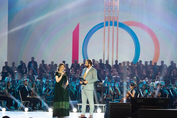 Праздничный концерт, приуроченный к 100-летию провозглашения Первой Республики (28 мая 2018). Еревaн - Sputnik Армения