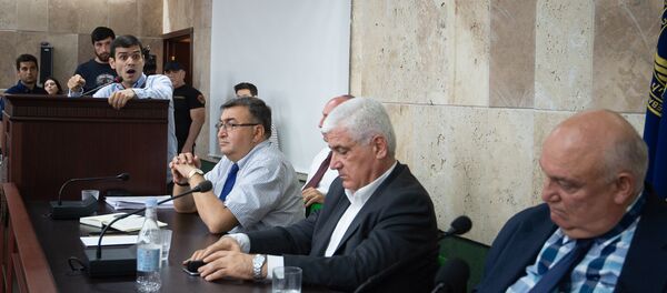 Зал заседаний ЕГУ (29 мая 2018). Еревaн - Sputnik Արմենիա