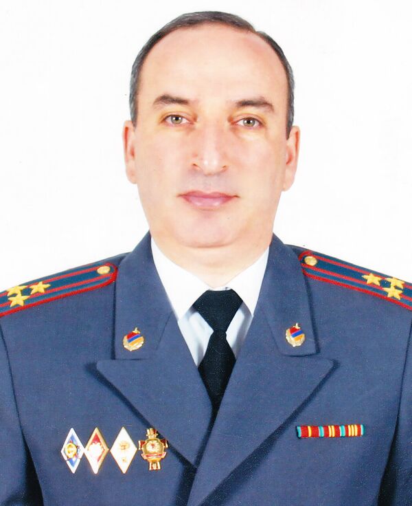 Начальник штаба Полиции Армении, полковник Армен Гукасян Начальник штаба Полиции Армении, полковник Армен Гукасян - Sputnik Армения