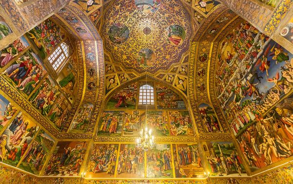 Интерьер собора Св.Христа Всеспасителя. Исфахан, Иран - Sputnik Армения