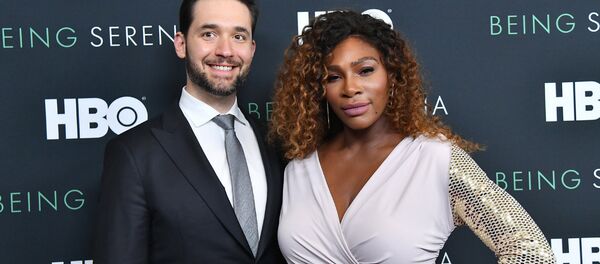 Супруги Алексис Оганян и Серена Уильямс на премьере HBO New York Being Serena в Time Warner Center (25 апреля 2018). Нью-Йорк, СШA - Sputnik Армения