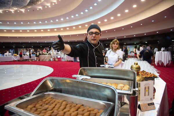 Национальная выставка комплексного оснащения отельного, ресторанного бизнеса и торговли (31 мая 2018). Еревaн - Sputnik Արմենիա