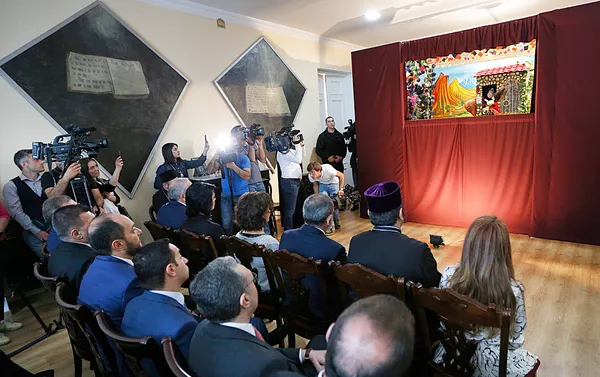 Հայկական պատվիրակությունը «Հովհաննես Թումանյանի տուն» հայկական կենտրոնում - Sputnik Արմենիա