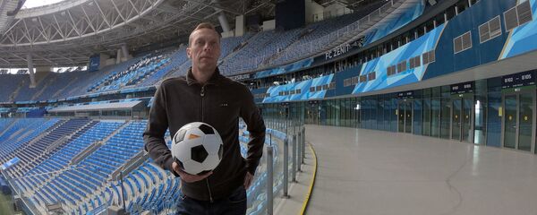 Роман Березовский на стадионе Зенит Арена, Санкт-Петербург Роман Березовский на стадионе Зенит Арена, Санкт-Петербург - Sputnik Արմենիա