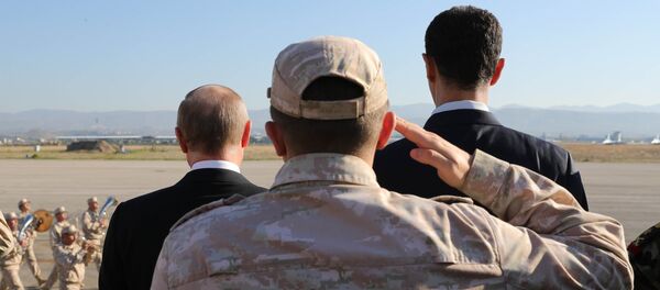 Президент РФ В. Путин посетил авиабазу Хмеймим в Сирии - Sputnik Армения