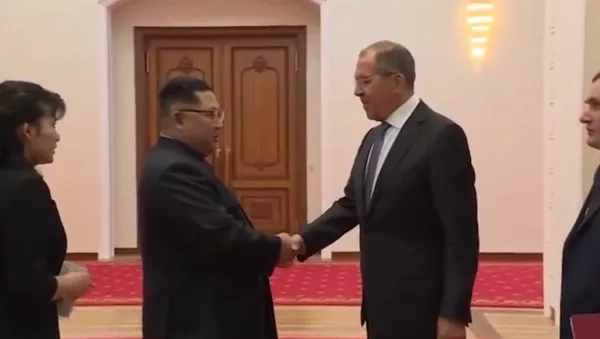 Встреча Сергея Лаврова и Ким Чен Ына в КНДР
