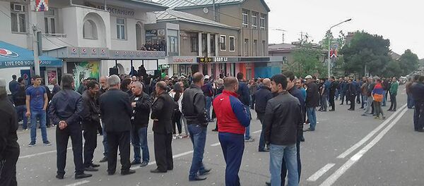 Акции протеста в Карабахе (3 июня 2018). Степанакерт - Sputnik Армения