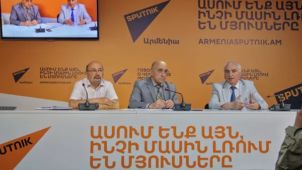Пресс-конференция Арама Гаспаровича Саркисяна и Ашота Тавадяна