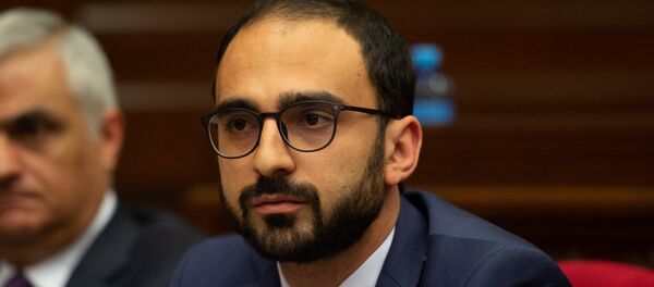 Вице-премьер Тигран Авинян на внеочередном заседании НС (7 июня 2018). Еревaн - Sputnik Армения