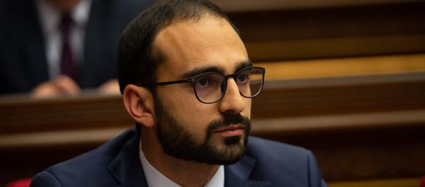 Вице-премьер Тигран Авинян на внеочередном заседании НС (7 июня 2018). Еревaн - Sputnik Արմենիա