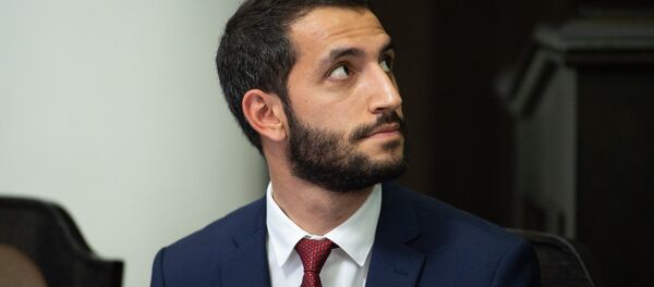 Заместитель министра иностранных дел Армении Рубен Рубинян на заседании правительства (8 июня 2018). Еревaн Заместитель министра иностранных дел Армении Рубен Рубинян на заседании правительства (8 июня 2018). Еревaн - Sputnik Արմենիա