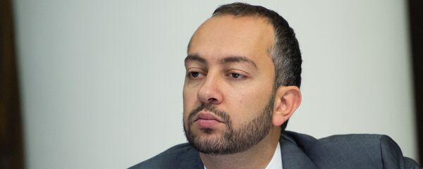 Руководитель аппарата премьер-министра Армении Эдуард Агаджанян на заседании правительства (8 июня 2018). Еревaн - Sputnik Армения