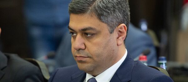 Директор СНБ Армении Артур Ванецян на заседании правительства (8 июня 2018). Еревaн - Sputnik Армения