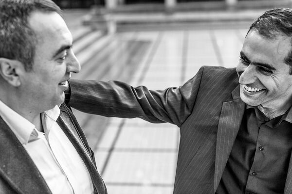 Музыканты Вардан Ованнисян (дудук) и Эмре Гюльтекин (саз) - Sputnik Армения