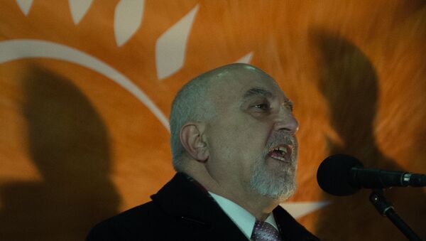 Митинг оппозиционного фронта «Новая Армения» проходит в Ереване. Паруйр Айрикян - Sputnik Արմենիա