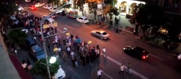 Оечредная акция протеста против Католикоса Гарегина II прошла в Ереване Оечредная акция протеста против Католикоса Гарегина II прошла в Ереване - Sputnik Армения