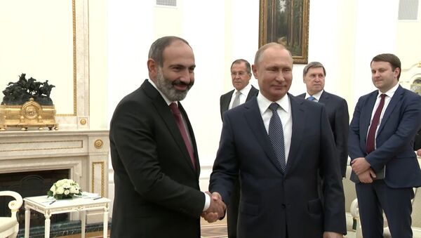 В Москве прошла встреча Владимира Путина с Николом Пашиняном - Sputnik Армения