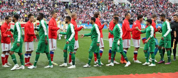 Футбольный матч ЧМ-2018 между сборными России - Саудовской Аравии (14 июня 2018). Москвa Футбольный матч ЧМ-2018 между сборными России - Саудовской Аравии (14 июня 2018). Москвa - Sputnik Армения