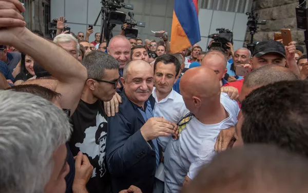 Самвел Бабаян вышел на свободу Самвел Бабаян вышел на свободу - Sputnik Армения