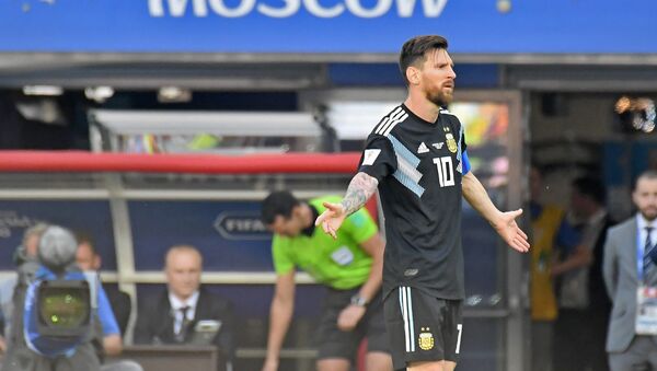 Футбольный матч между сборными Аргентины и Исландии (16 июня 2018). Москвa - Sputnik Արմենիա