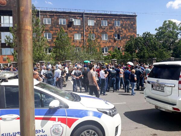 Акция протеста в поддержку задержанного депутата Манвела Григоряна (17 июня 2018). Ереван - Sputnik Արմենիա